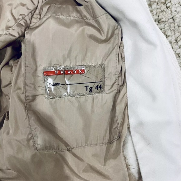 PRADA*  Cotton Nylon jacket w/ FOX fur collar*Size 44IT)* over $4,000 - Picture 5 of 7